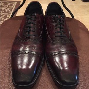 J&M Italian cap toe dress shoe